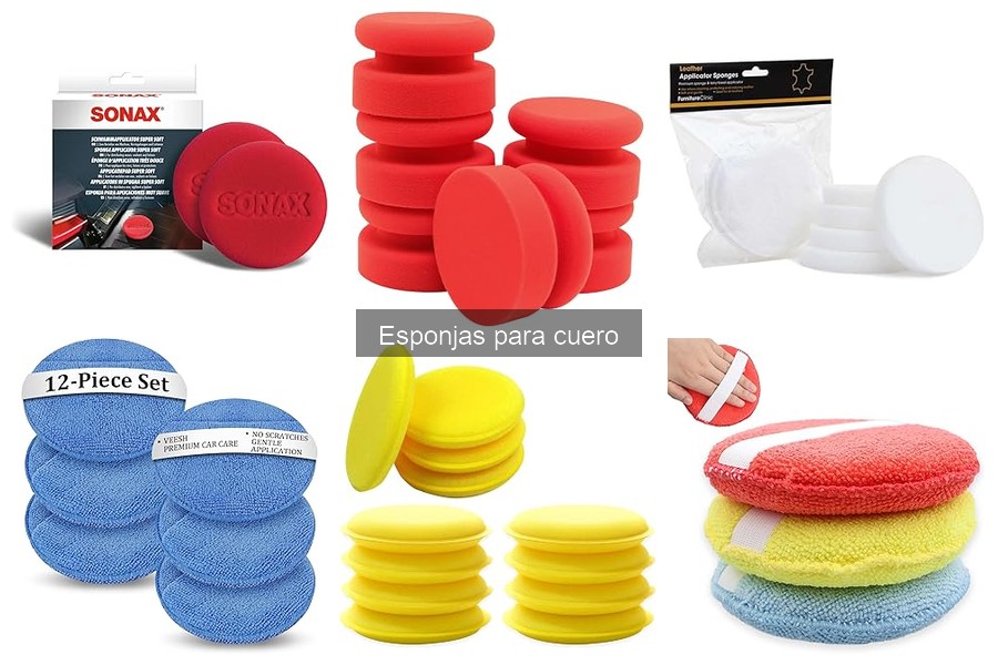 Comparativa de las mejores esponjas para limpiar cuero 2026
