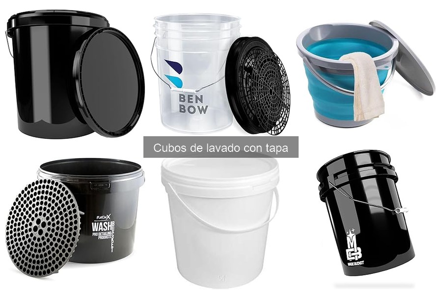 Comparativa de los Mejores Cubos de Lavado con Tapa 2026