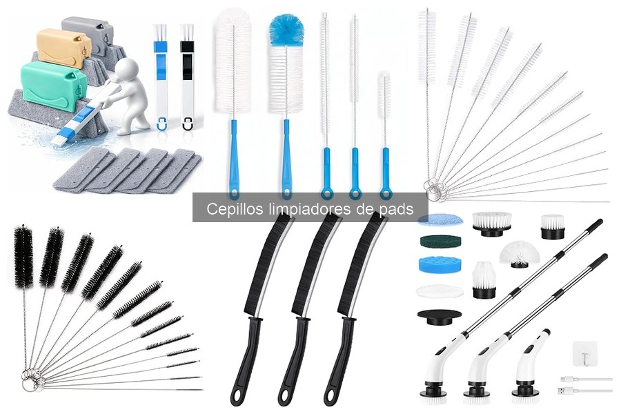 Mejores cepillos limpiadores de pads para detailing en 2026