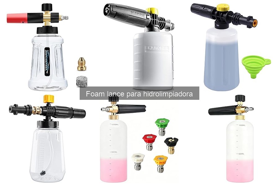 Mejores foam lances para hidrolimpiadora en 2023